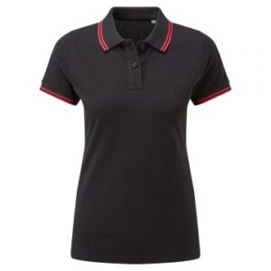 Asquith & Fox Women's Classic Fit Tipped Polo