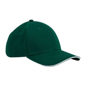 Beechfield EarthAware classic organic cotton 6-panel cap - sandwich peak