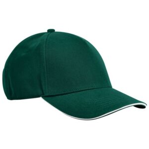 Beechfield EarthAware classic organic cotton 5-panel cap - sandwich peak