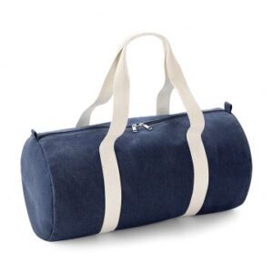 Bagbase Denim Barrel Bag