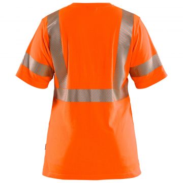 Blaklader Women's Hi-Vis Round Neck T-Shirt - Image 2