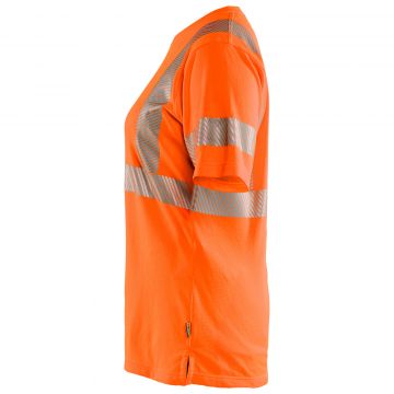 Blaklader Women's Hi-Vis Round Neck T-Shirt - Image 3