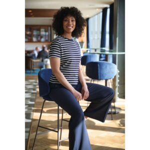 Brook Taverner Katy Ladies Short Sleeve Breton Top