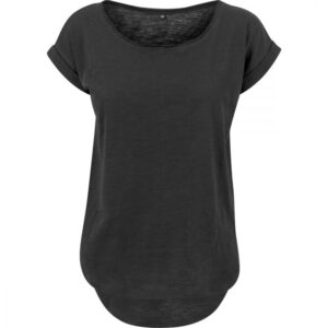 Build Your Brand Womens's Long Slub Tee