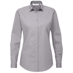 Disley Cara Women's Long Sleeve Dark Coloured Classic Blouse