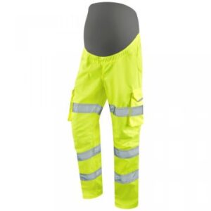 Leo Workwear Ladies Maternity Hi-Vis Cargo Trouser