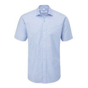Disley Disley Short Sleeve Oxford Shirt - Cut Away Collar