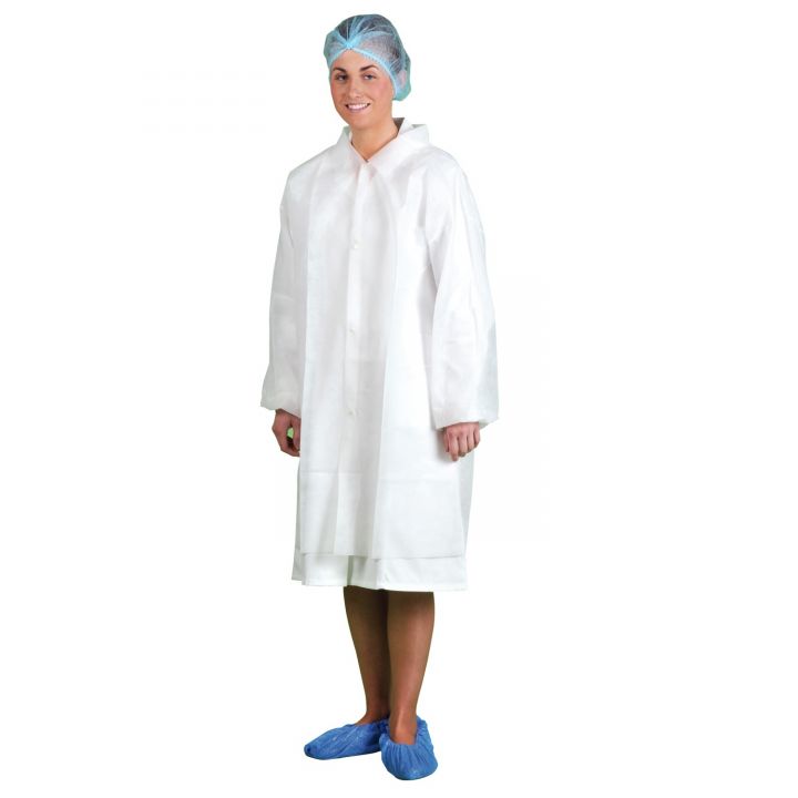 Portwest Disposable Visitors Coat, Pack Of 200