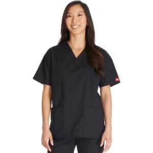 Dickies Ladies EDS Signature V-Neck Top