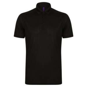 Henbury Men's Stretch Polyester Polo Shirt