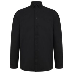 Henbury Modern Long Sleeve Oxford Shirt