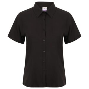 Henbury Women's Wicking Anti-Bacterial Short Sleeve Blouse