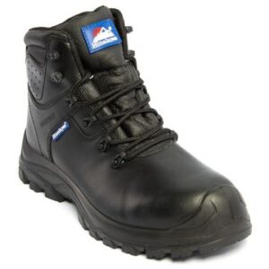 Himalayan Leather Fully Waterproof Safety Boot With Rubber Sole & Midsole