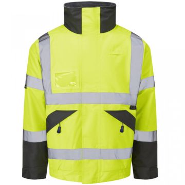 Leo Workwear Bickington Hi-Vis Superior Bomber Jacket