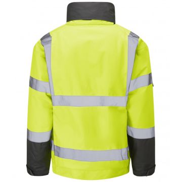 Leo Workwear Bickington Hi-Vis Superior Bomber Jacket - Image 2