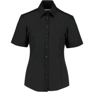 Kustom Kit Women's Business Blouse Short Sleeved
