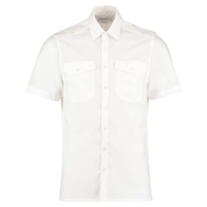Kustom Kit Pilot Shirt Short Sleeved