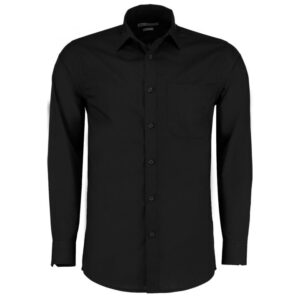 Kustom Kit Poplin Shirt Long Sleeve