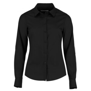 Kustom Kit Womens Poplin Long Sleeve Shirt