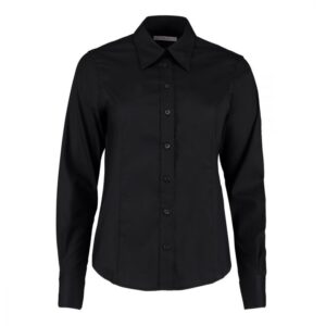 Kustom Kit Women's Corporate Oxford Blouse Long Sleeved