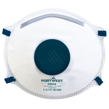 Portwest FFP2 Valved Dolomite Respirator (Pack of 10)