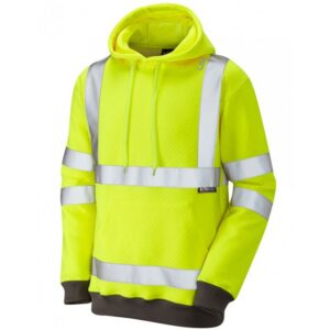 Leo Workwear Goodleigh Hi-Vis Hoodie