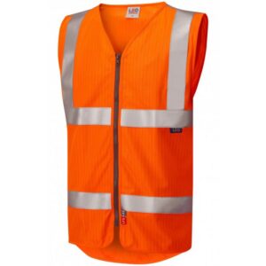 Leo Workwear Jacobstowe LFS Anti-Static Waistcoat Zip