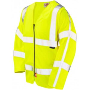 Leo Workwear Merton Hi-Vis Limited Flame Spread Sleeved Vest