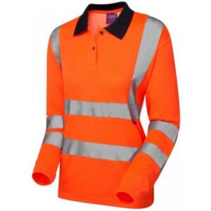 Leo Workwear Beaford Women's Sleeved Polo Shirt