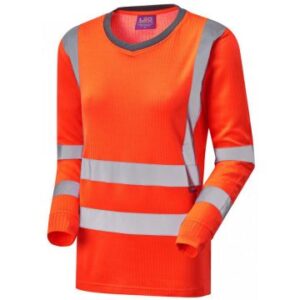 Leo Workwear Lydford Women's Sleeved T-Shirt