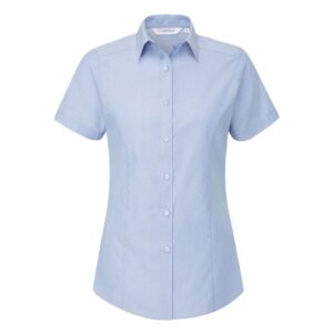 Disley Megan Women's Megan Oxford Short-Sleeve Blouse
