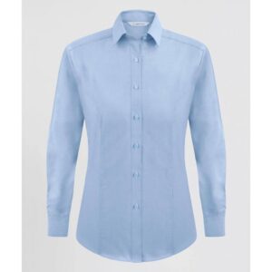 Disley Megan Women's Oxford Long-Sleeve Blouse