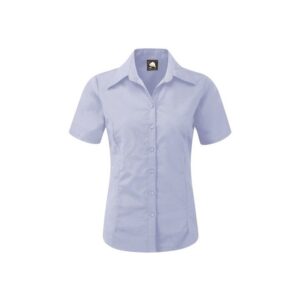Orn Classic Ladies Short Sleeve Oxford Blouse