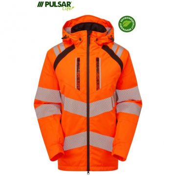 PULSAR LIFE Ladies Hi-Vis Eco Insulated Parka