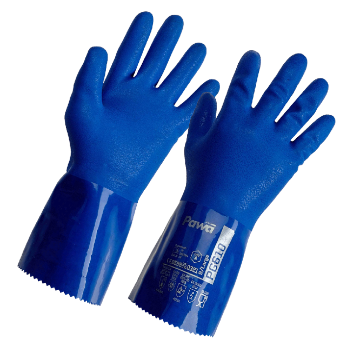 Pawa PG610 PVC Type A Chemical Resistant Gloves