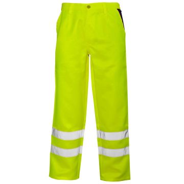 Supertouch Hi Vis 3 Band Polycotton Trousers - Image 4
