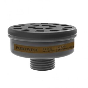 Portwest A2 Gas Filter Universal Thread (Pack of 6)