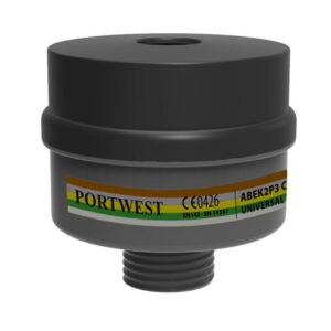 Portwest ABEK2P3 Combination Filter Universal Thread (Pack of 4)