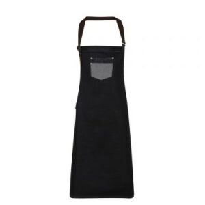 Premier Division Waxed Look Bin Apron With Faux Leather