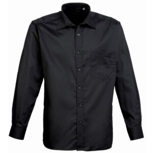 Premier Men's Long Sleeve Poplin Shirt