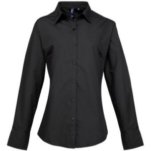 Premier Women's Supreme Poplin Long Sleeve Blouse
