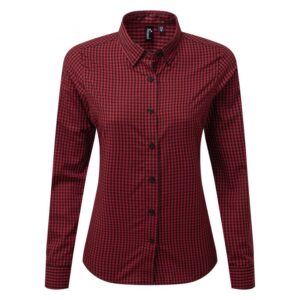 Premier Women's Maxton Check Long Sleeve Shirt