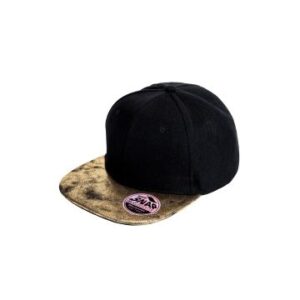 Result Bronx Glitter Flat Peak Snapback Cap