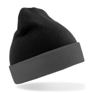 Result Recycled Black Compass Beanie