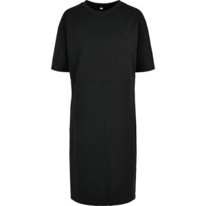 Build Your Brand Women's Organic Oversizes Slit Tee Dress