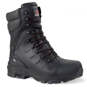 Rock Fall Monzonite High Leg Internal Metatarsal Waterproof Safety Boot With Side Zip