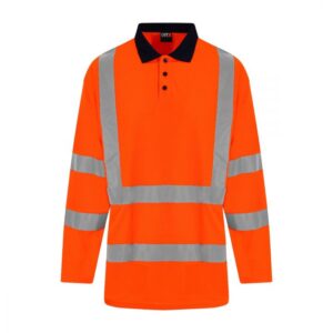 Pro Rtx High Visibility Long Sleeve Polo