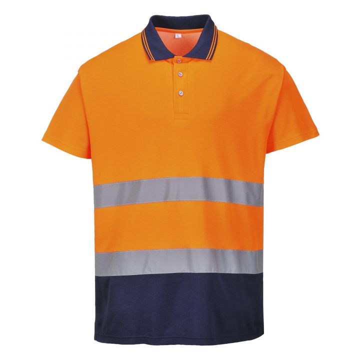 Portwest Two Tone Cotton Comfort Polo
