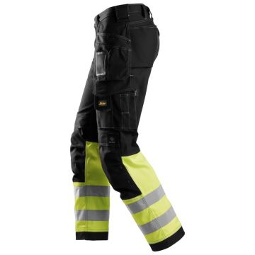 Snickers Hi-Vis Holster Pockets Cotton Trousers - Image 3