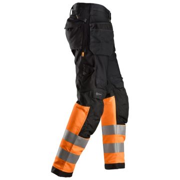Snickers All round Work Hi-Vis Trousers + Holster Pockets Class 1 - Image 3